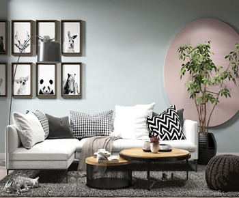 Nordic Style Sofa Combination-ID:435109576