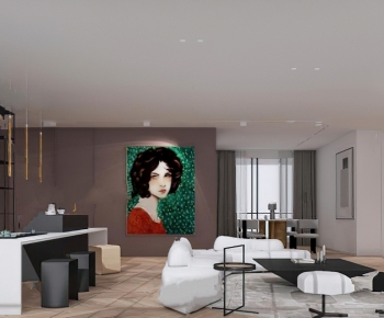 Modern A Living Room-ID:568158878
