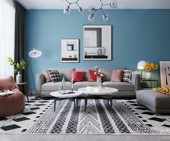 Nordic Style A Living Room-ID:869495631