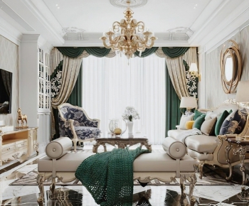 European Style A Living Room-ID:539300784