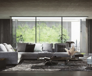 Modern A Living Room-ID:644155551
