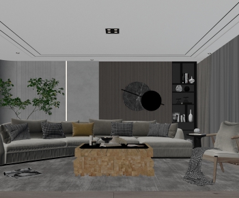Modern A Living Room-ID:568769429