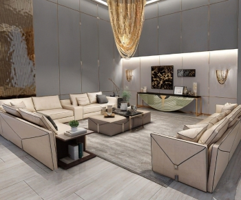 Modern A Living Room-ID:425741553