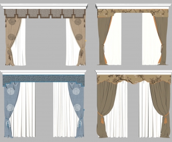 New Chinese Style The Curtain-ID:620257224