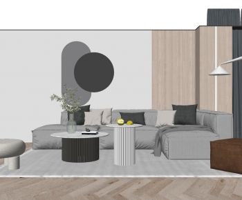 Modern A Living Room-ID:299578547