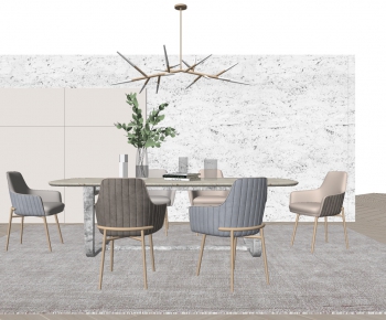 Modern Dining Table And Chairs-ID:224336598