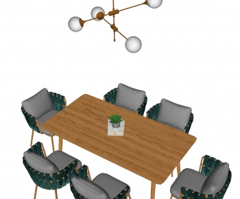 Nordic Style Dining Table And Chairs-ID:178909523