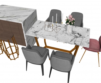 Modern Dining Table And Chairs-ID:172202696