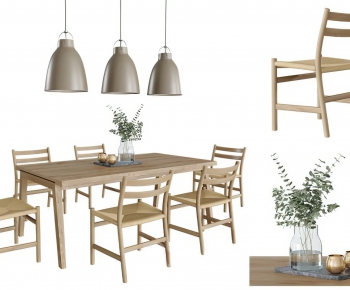 Nordic Style Dining Table And Chairs-ID:186795766