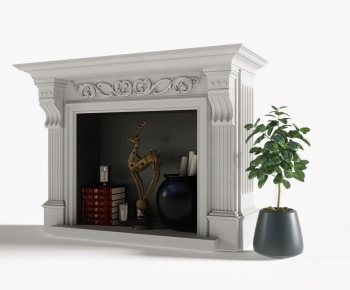European Style Fireplace-ID:434049835