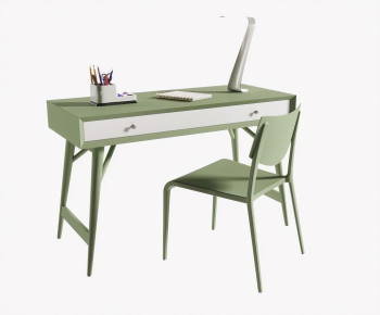 Nordic Style Computer Desk And Chair-ID:849566236