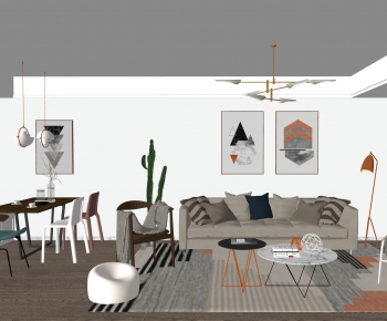 Nordic Style A Living Room-ID:208278175