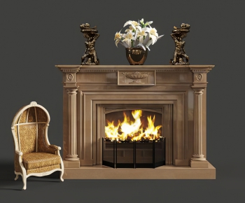 European Style Fireplace-ID:809225365