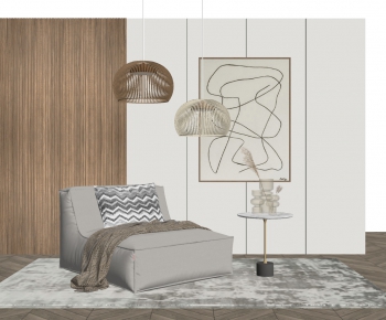 Nordic Style Single Sofa-ID:178282879