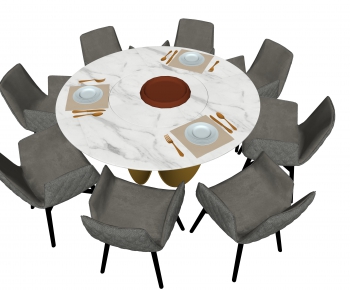 Modern Dining Table And Chairs-ID:466524686