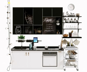 Modern Kitchen Cabinet-ID:201637187