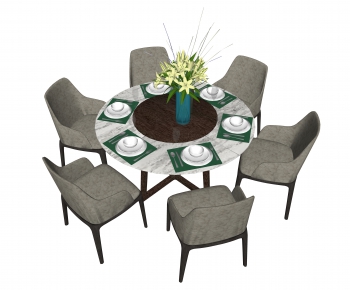 Modern Dining Table And Chairs-ID:863906731