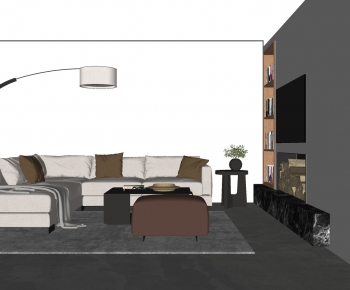 Modern A Living Room-ID:986430229