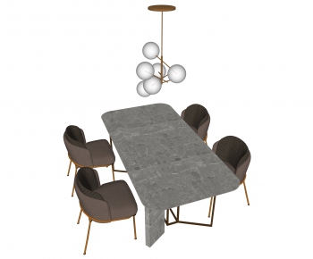 Modern Dining Table And Chairs-ID:520213193