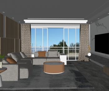 Modern A Living Room-ID:639238876