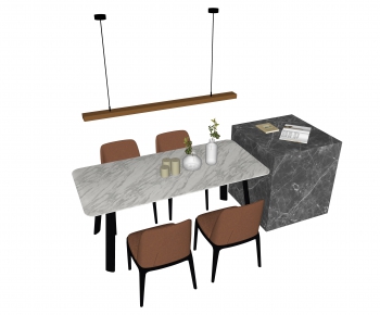 Modern Dining Table And Chairs-ID:620291833