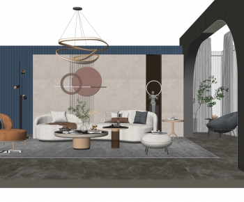 Modern A Living Room-ID:963458183