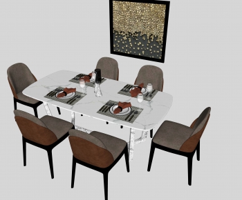 Modern Dining Table And Chairs-ID:861959293