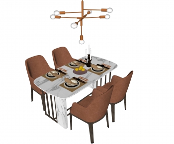 Modern Dining Table And Chairs-ID:853543746