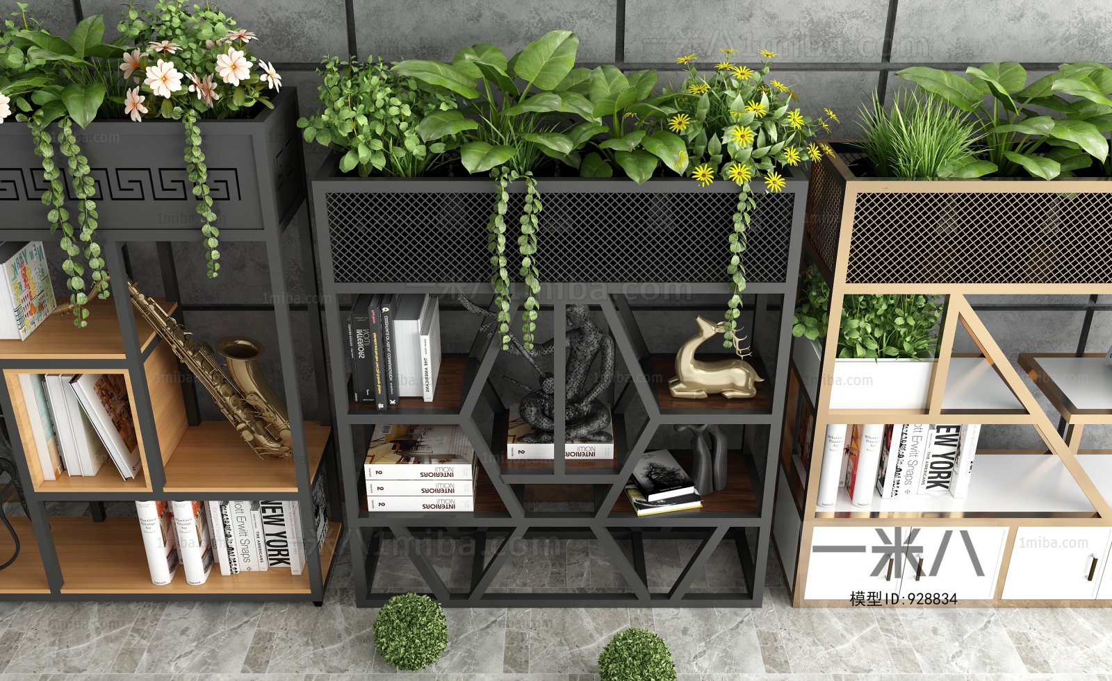 Modern Flower Shelf