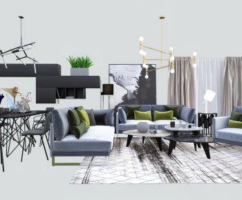 Post Modern Style Sofa Combination-ID:773556255