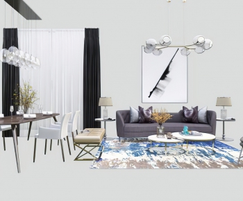 Post Modern Style Sofa Combination-ID:853525647
