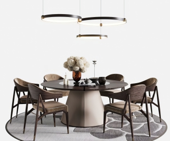 Post Modern Style Dining Table And Chairs-ID:887069678