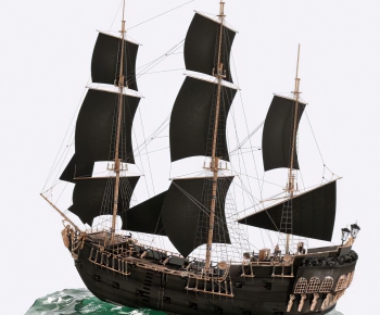 复古船模型-ID:457264924