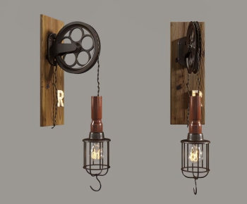 Industrial Style Wall Lamp-ID:596883925