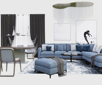 Post Modern Style Sofa Combination-ID:190560635