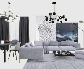 Post Modern Style Sofa Combination-ID:333550992