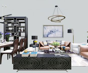 Post Modern Style Sofa Combination-ID:263137999