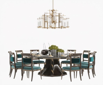 Post Modern Style Dining Table And Chairs-ID:798426562