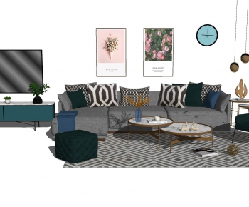 Nordic Style Sofa Combination-ID:366366597