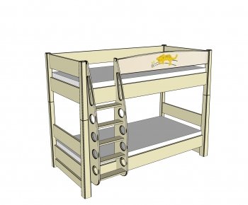 Modern Bunk Bed-ID:526195161