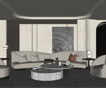 Modern A Living Room-ID:865603345