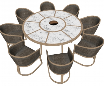 New Chinese Style Leisure Table And Chair-ID:704293747