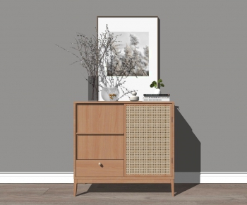Nordic Style Entrance Cabinet-ID:882660766