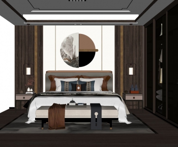New Chinese Style Bedroom-ID:178109327