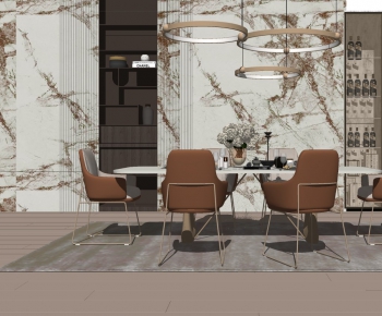 Modern Dining Table And Chairs-ID:333840374