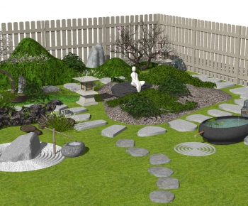 Japanese Style Courtyard/landscape-ID:825006752