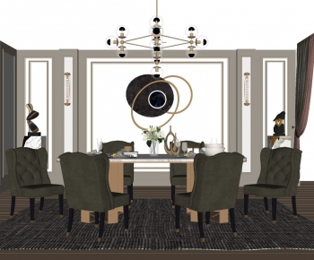 American Style Dining Room-ID:808988333