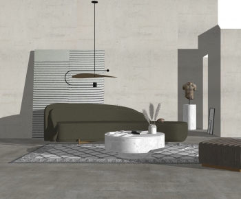 Modern A Living Room-ID:695250937