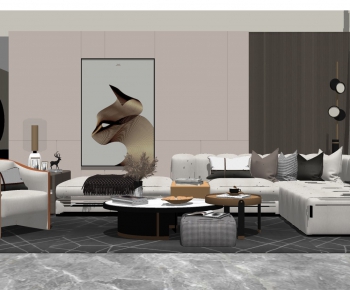 Modern A Living Room-ID:565857492