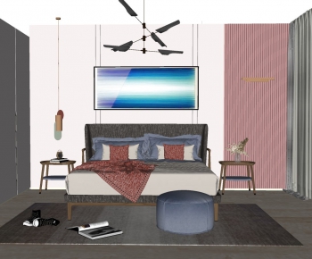 Nordic Style Bedroom-ID:257615973